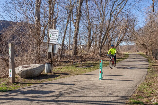 Kent Trails is a 15-mile regional trail system running through Gezon Park.