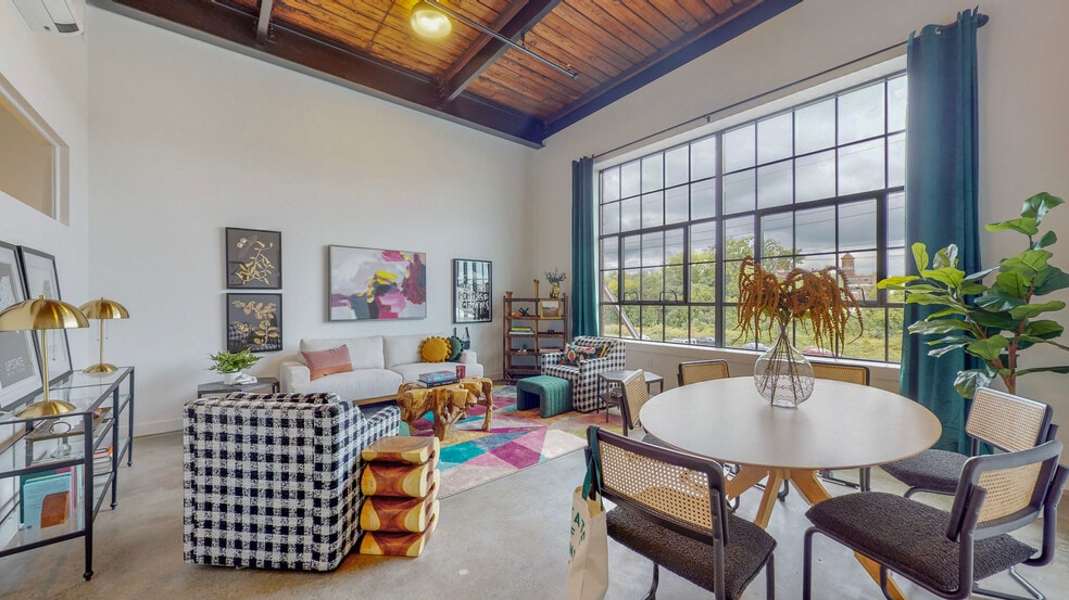Open Living and Dining Space