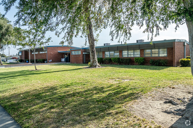 Classrooms at the front of John H Nuffer Elementary School in Norwalk.