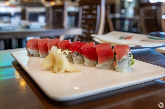The food at Fontana Sushi near Greenfield tastes as good as it looks.