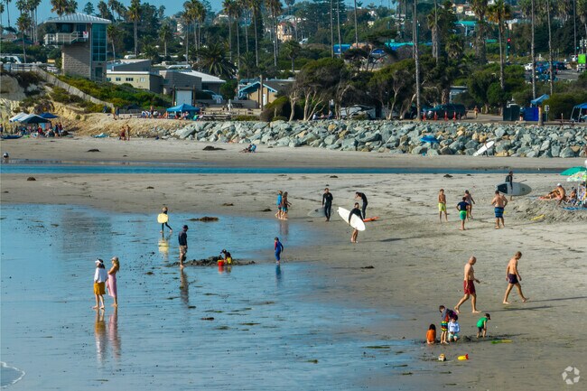 Cardiff By The Sea is known for its stunning beaches and surf culture.