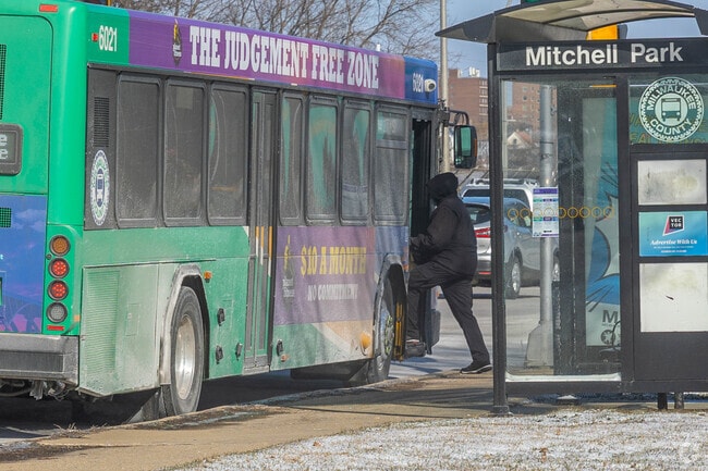 Milwaukee County Metro serves Clarke Square.