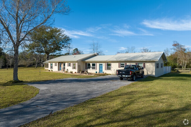 Ranch homes are ever present in Cantonment neighborhoods.
