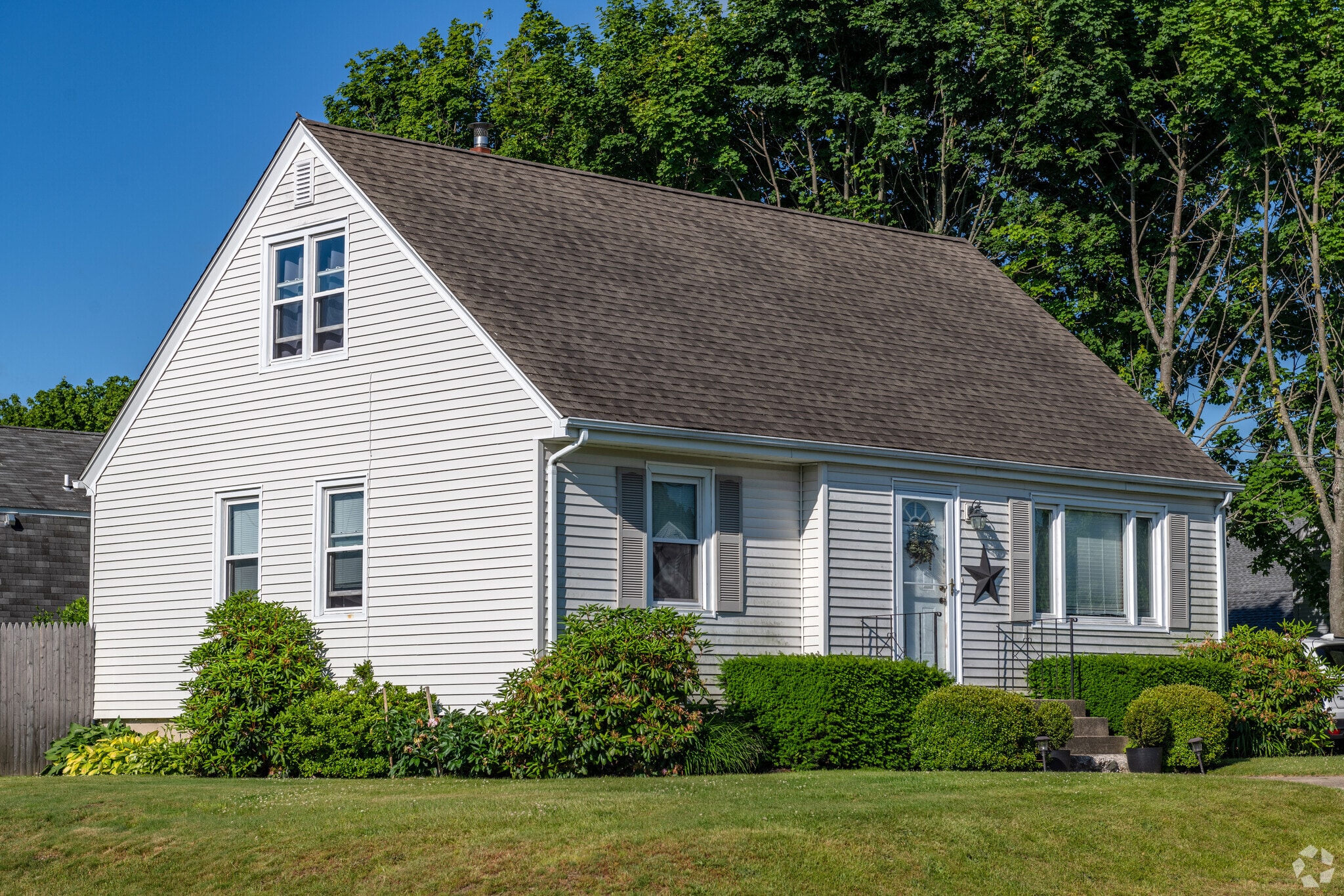 A classic cape house in the Middletown neighborhood has a spot in the sun.