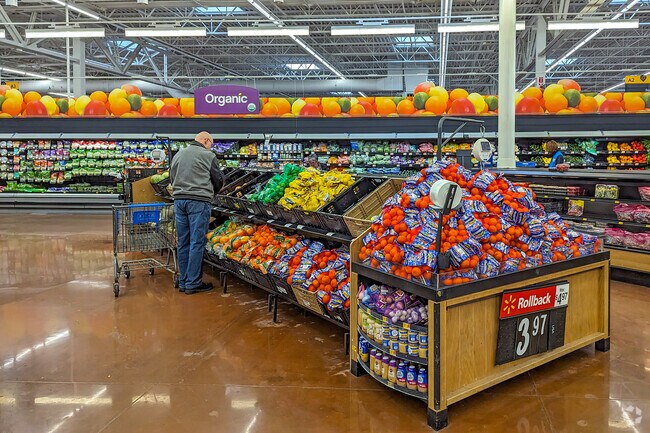 Only minutes away, Corcoran residents can shop the local Walmart for everyday essentials.