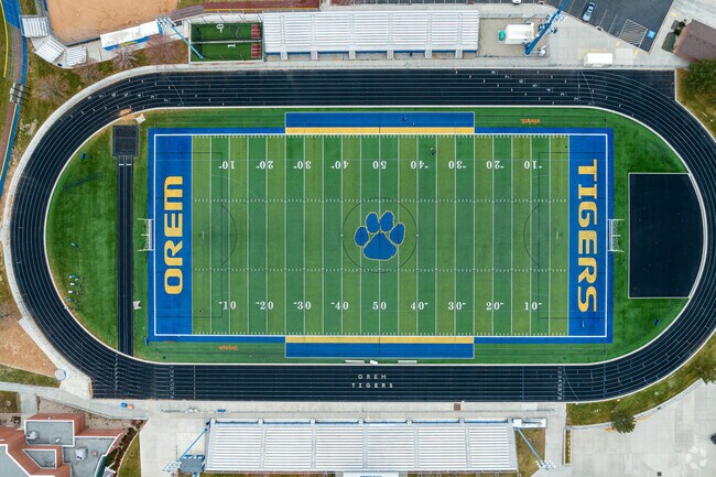 Orem High School serves the Cherry Hill neighborhood.