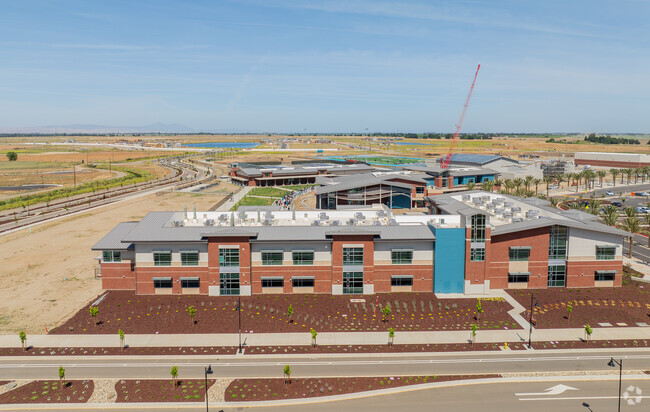 River Islands  High in River Islands Lathrop Ca is one of the newest schools in the area.