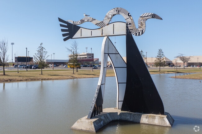 The Central Michigan University campus is known for its atmosphere of art and inclusion.