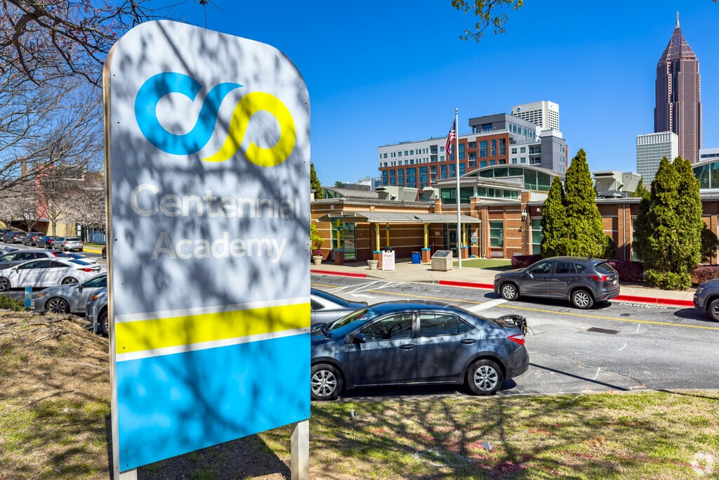 Signage at Centennial Academy