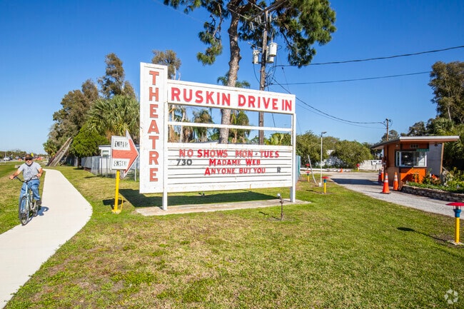 The Ruskin Drive-In near Apollo Beach has been in business since 1952.
