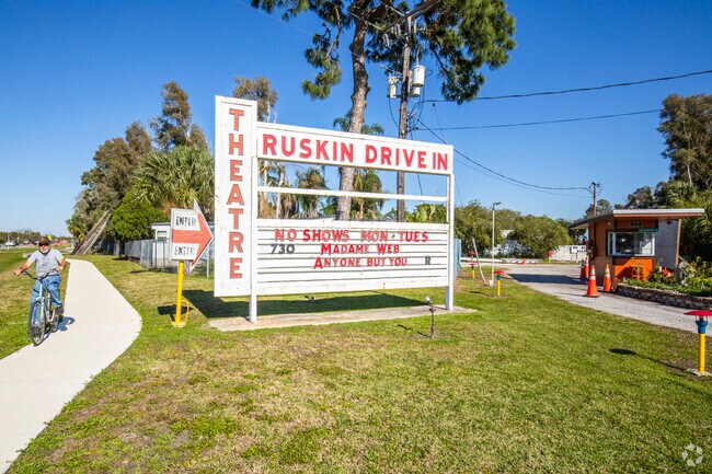 The Ruskin Drive-In near Apollo Beach has been in business since 1952.