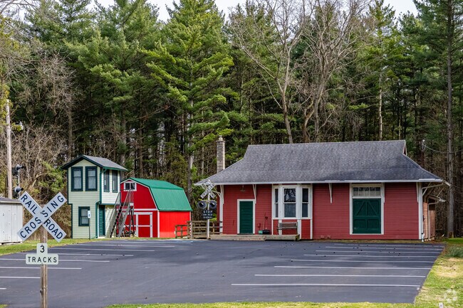 A vintage train station south of Waverly is home to the Lansing Model Railroad Club.
