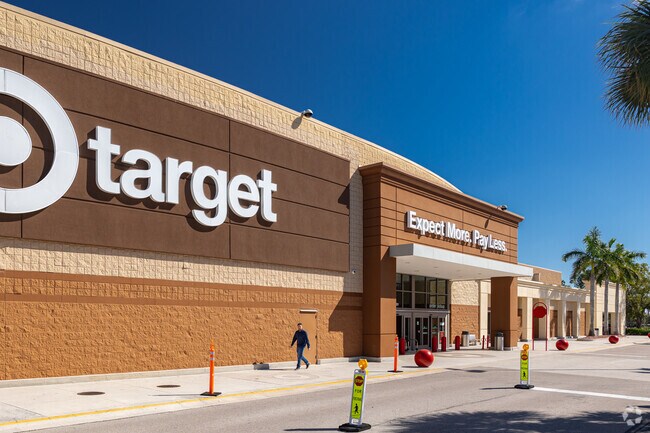 Cypress Lake contains major big-box stores for home essentials and groceries, like Target.
