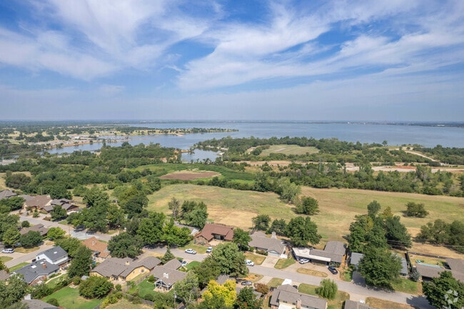 Take a nice walk to Lake Hefner from a home in Edgewater-Lakepointe.