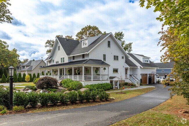Wraparound porches add character to homes in North Braintree’s quiet blocks.