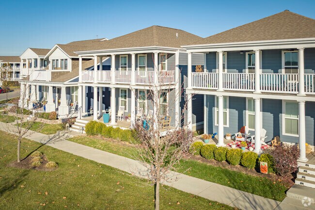 New estate homes in New Town sell for about $350,000 to $680,