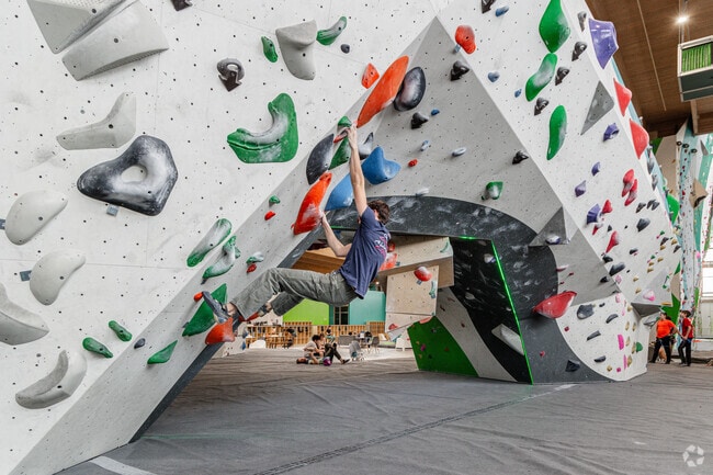 Fairview residents can access nearby amenities like the First Ascent climbing gym.