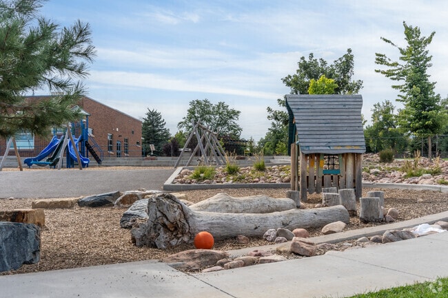 Your kids will never want to leave the playground at High Peaks Elementary School.