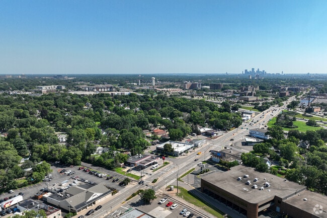 Elmwood is a short drive or bus ride to Downtown Minneapolis.