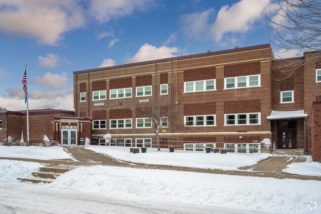 Elmwood High School shares a building with the middle school.