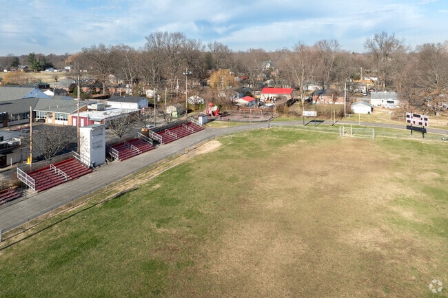 This is the football field at John Paul II Academy.