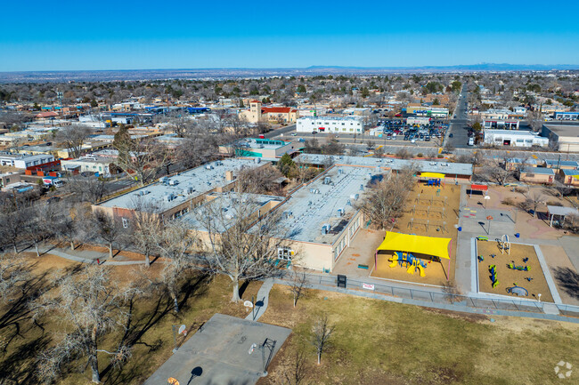 Zia Elementary School is located on the south side of Albuquerque.