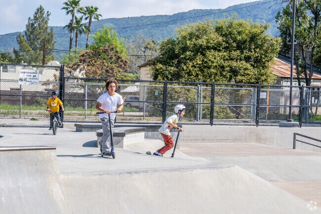 The Ojai Skate Park opened in 2000, and has been well-used and loved ever since.