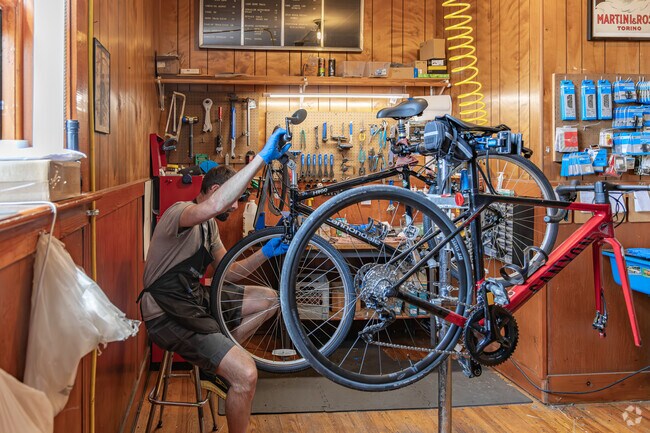 The Hub in Brant Lake is your go to place for bike repairs and rentals.