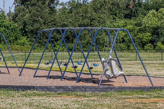 Evening Star Elementary School has a large outdoor playground with accessible equipment.