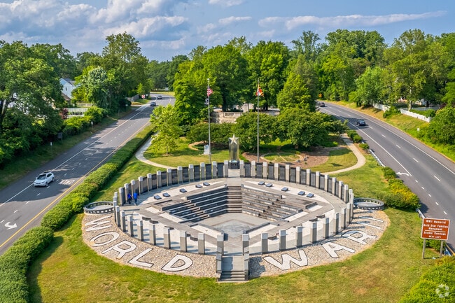 Residents of Pendennis Mount can take in a piece of history at the World War II memorial.