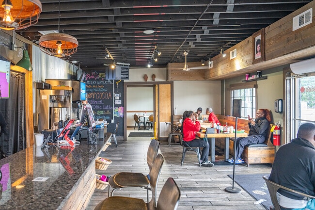 Rosie's Cafe features table and counter seats for residents in Capitol View to enjoy a meal.