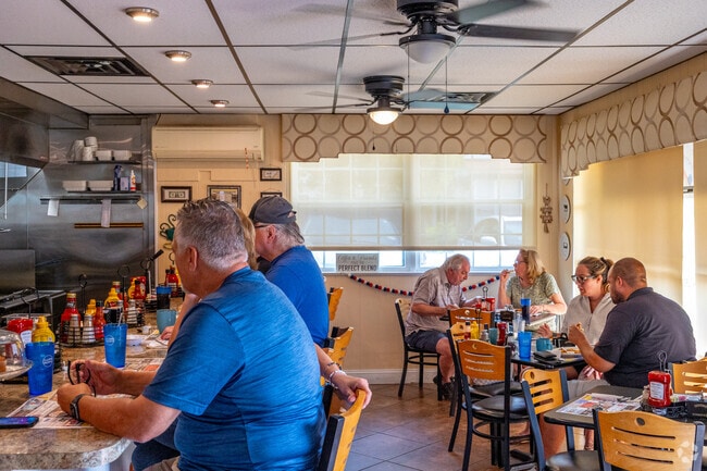 Start your morning off with a full breakfast in Absecon Highlands at The Cracked Egg Cafe.
