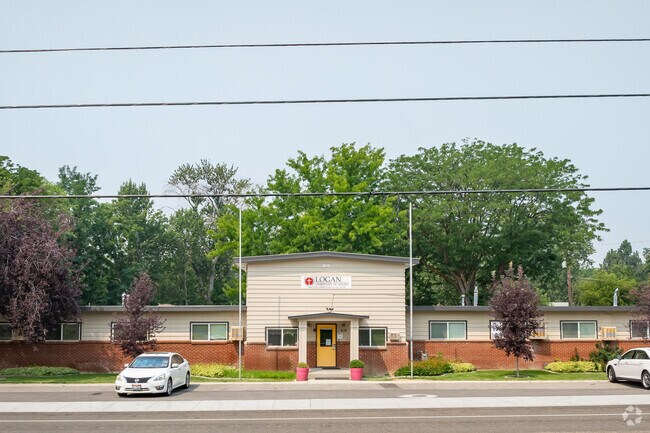 Student entrance at Boise Christian School.