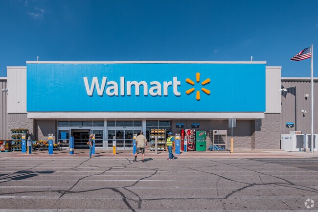 Residents of Anadarko can shop for fresh groceries at Walmart.
