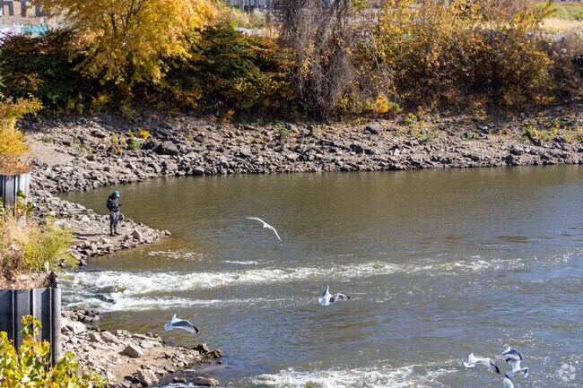 Melrose residents enjoy fishing along the peaceful banks of the Iowa River.