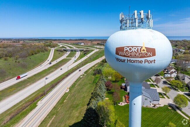 I 43 is easily taken from Port Washington to Milwaukee.