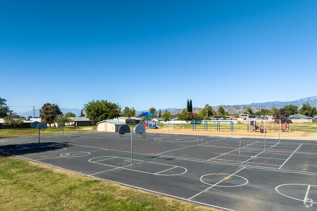 Calimesa Elementary School hoops: Teamwork, skill, and fun on the court.