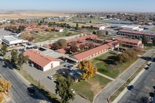The campus of Sunset Elementary School in Coalinga.