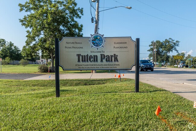 Tuten Park is open to the public, and located in central Prien.