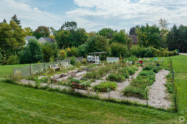 Residents in the Hampton Heights neighborhood have access to the local community garden.