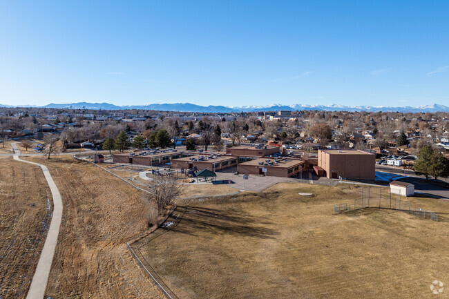 Ride a bike or walk to school at The Studio School in Northglenn, Colorado.