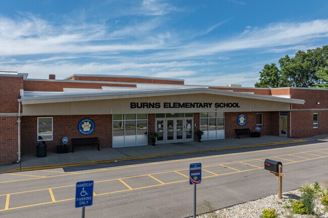 F.T. Burns Elementary School scored an overall B on niche.com.