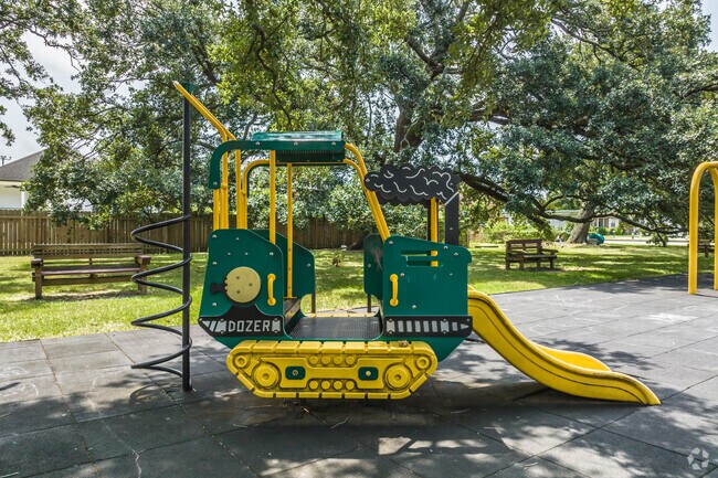 Imaginations can soar at the St. James Playspot in Milneburg.