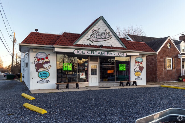 Fleck's Ice Cream is a favorite for ice cream among the Villas residents.