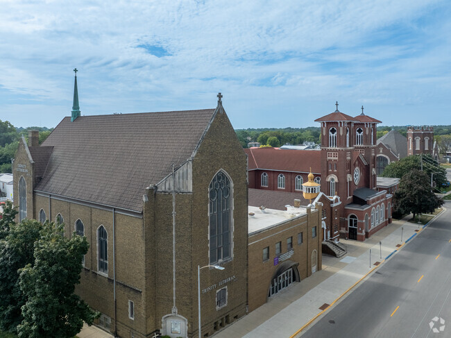 Church Row boasts historic faith organizations rooted in the 19th and early 20th centuries.