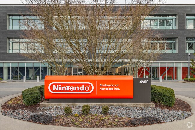 Near Sammamish, Nintendo's impressive campus is home to over 1,000 employees.