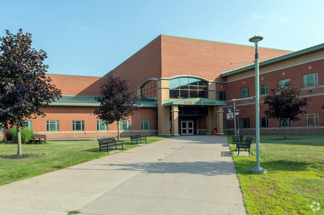 The Rome Free Academy is a public high school located near the airport in Rome.