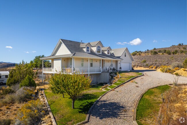 New traditional homes commonly sit atop hills in Diamond Valley.