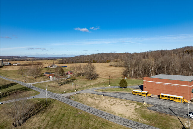 The area surrounding Heth-Washington Elementary is farmland and small subdivisions.