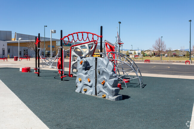 Montview Middle School, in Central Park, has plenty of space for students to run around.